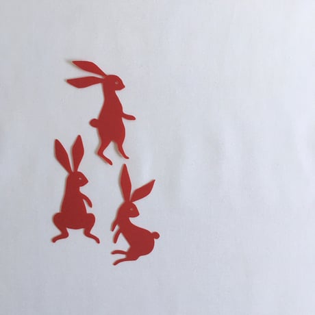 プチ切り絵「うさぎ」