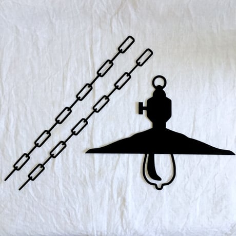 ペンダントライトの切り絵＿A