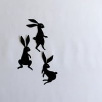 プチ切り絵「うさぎ」
