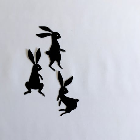 プチ切り絵「うさぎ」