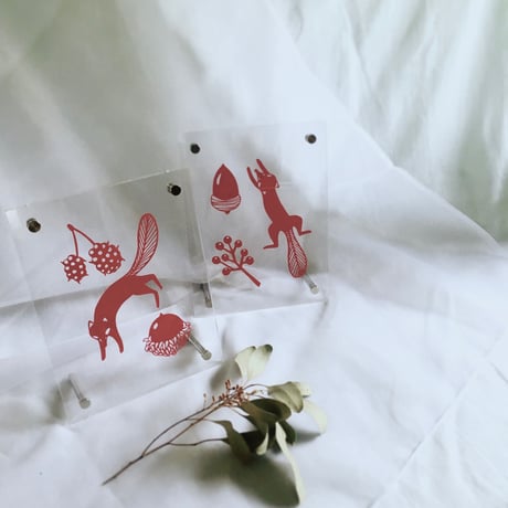 プチ切り絵「小さな森」