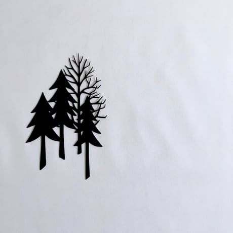 プチ切り絵「小さな森」