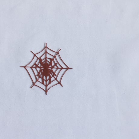プチ切り絵「クモの巣」