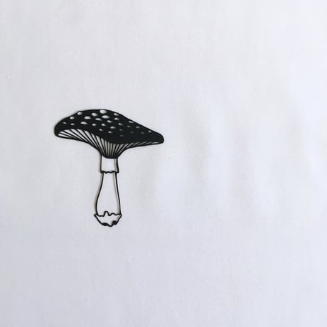 プチ切り絵「きのこ」