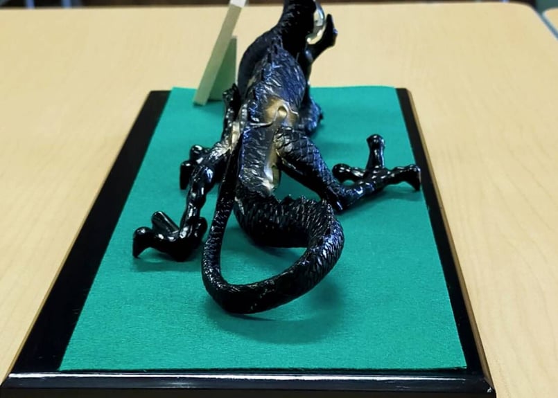 風水黒龍 高岡銅器 | 水月洞