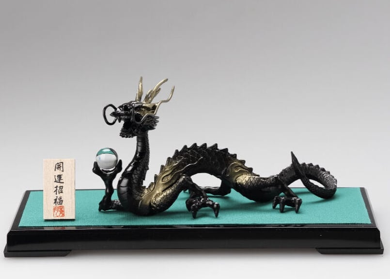 風水黒龍 高岡銅器 | 水月洞