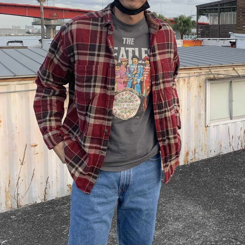 St John's Bay ネルシャツ | 古着屋【calmo】