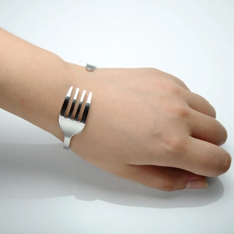 カルティエ　フォーク Cartier アンティークカトラリー フォークバングル - mozme