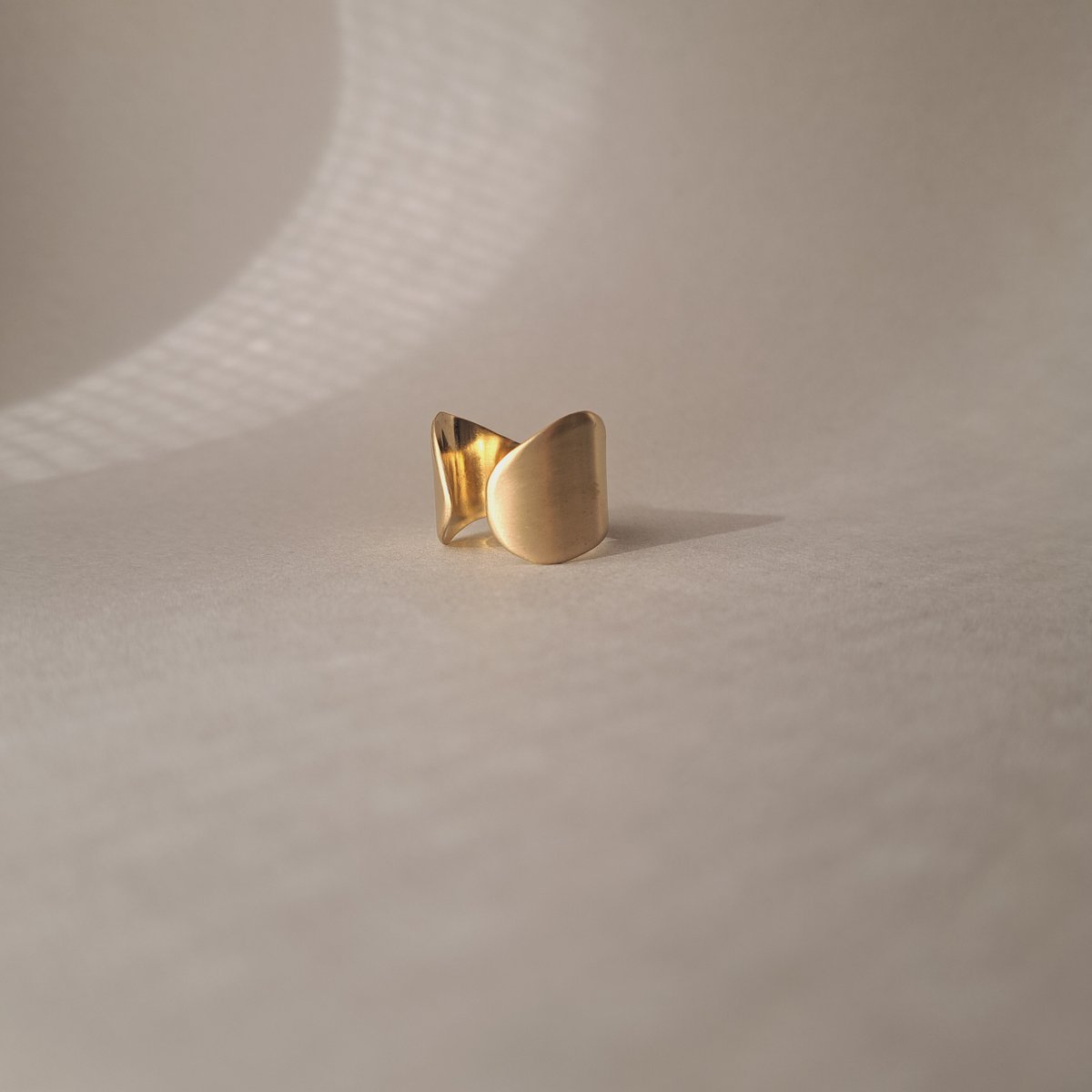 11号】真鍮の太いリング4 | send A