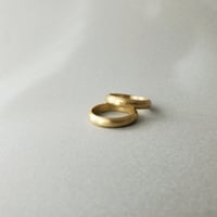 真鍮の半円リング