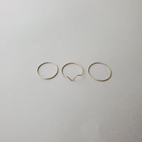 【11号】3種リングセット(真鍮)