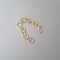 真鍮のチェーンブレスレット