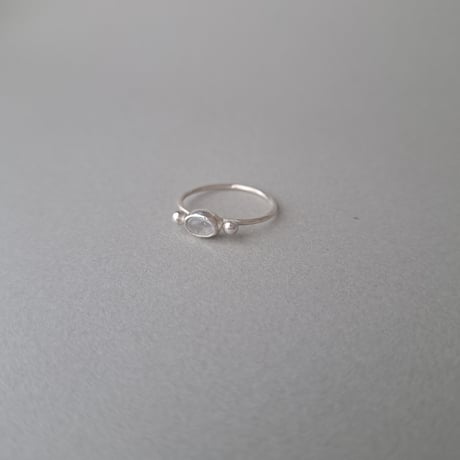 クリアクオーツ　くり抜きリング　11号(10号)／sente／水晶 水晶リング | STORES