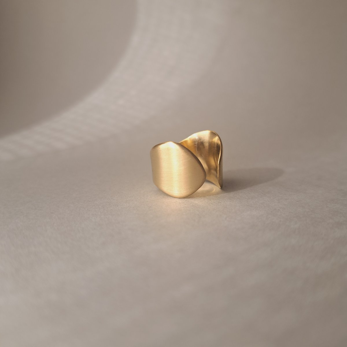 11号】真鍮の太いリング4 | send A