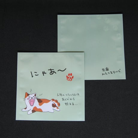 １煎パック　ネコ柄H　にゃあ～