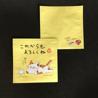 １煎パック　ネコ柄せ　これからもよろしくね