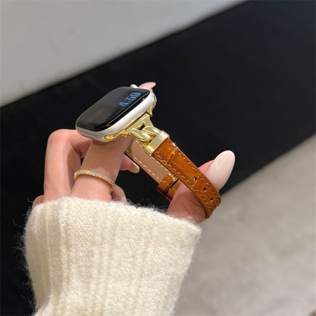【N764】アップル ウォッチ バンド 女性 細い apple watch バンド レザー おしゃれ