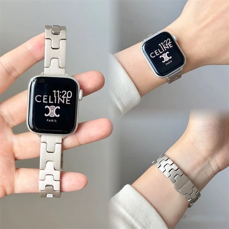 【N795】アップル ウォッチ 11/se3 ステンレス バンド 高級 apple watch バンド レディース