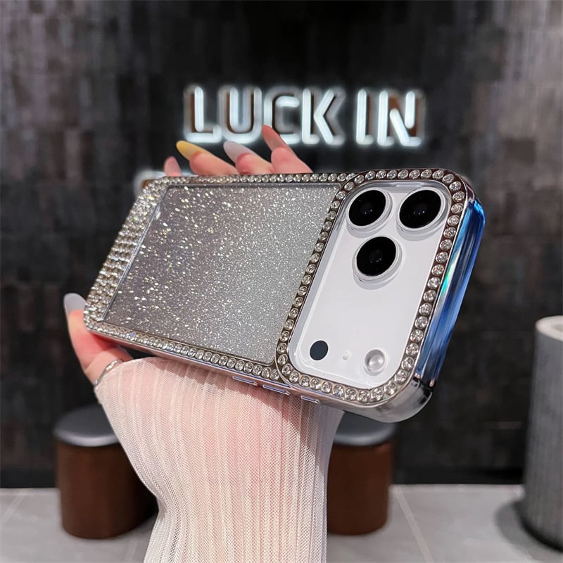 N782】iphone17/17pro ケース キラキラ iphoneケース クリア おしゃ
