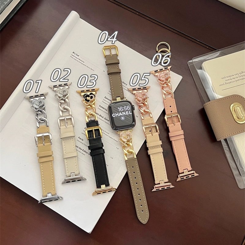 N598】カメリア アップル ウォッチ バンド 女性 人気 apple