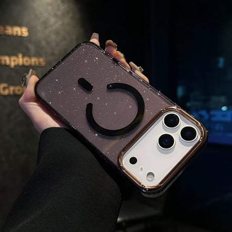 【N617】iphone17/17pro ケース magsafe iphone ケース 透明 かわいい キラキラ