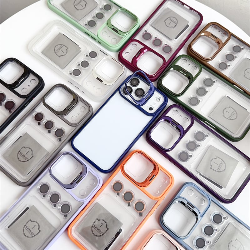 N393】「カメラ保護リング付き」IPhone17/17pro ケース透明 iphone ケ