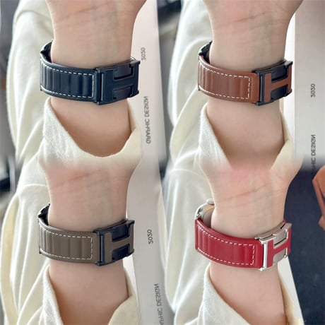 【N740】apple watch レザー バンド マグネット アップル ウォッチ バンド メンズ/女性