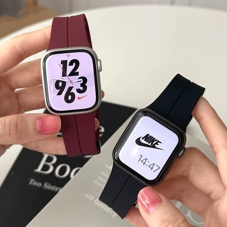 【N646】アップル ウォッチ Series11/SE3対応 バンド シリコン apple watch バンド マグネット 男女兼用