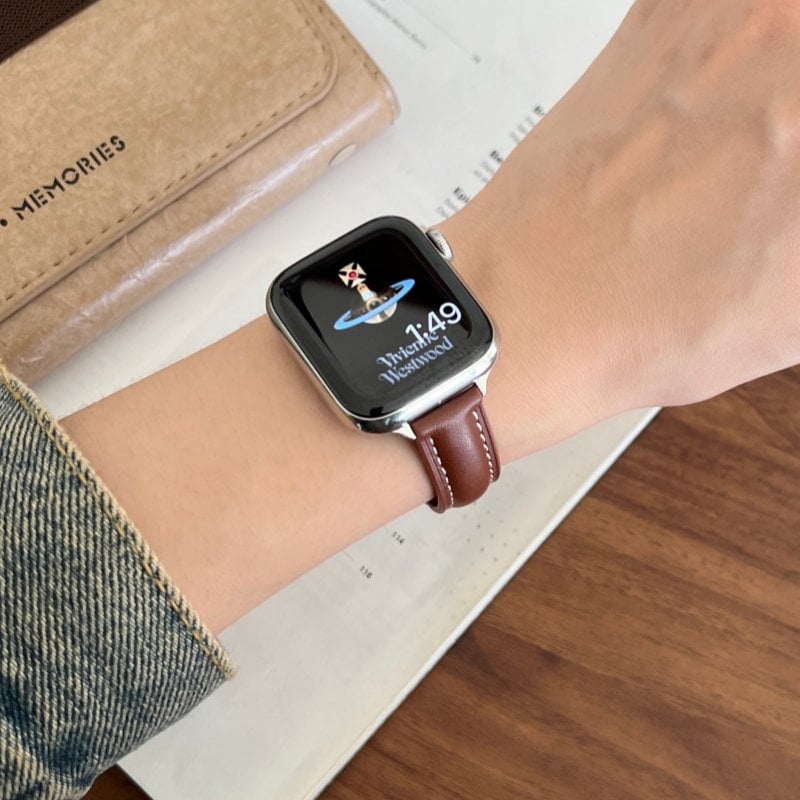 非売品】Apple Macintosh レザーバンド時計 非売品】Apple Macintosh