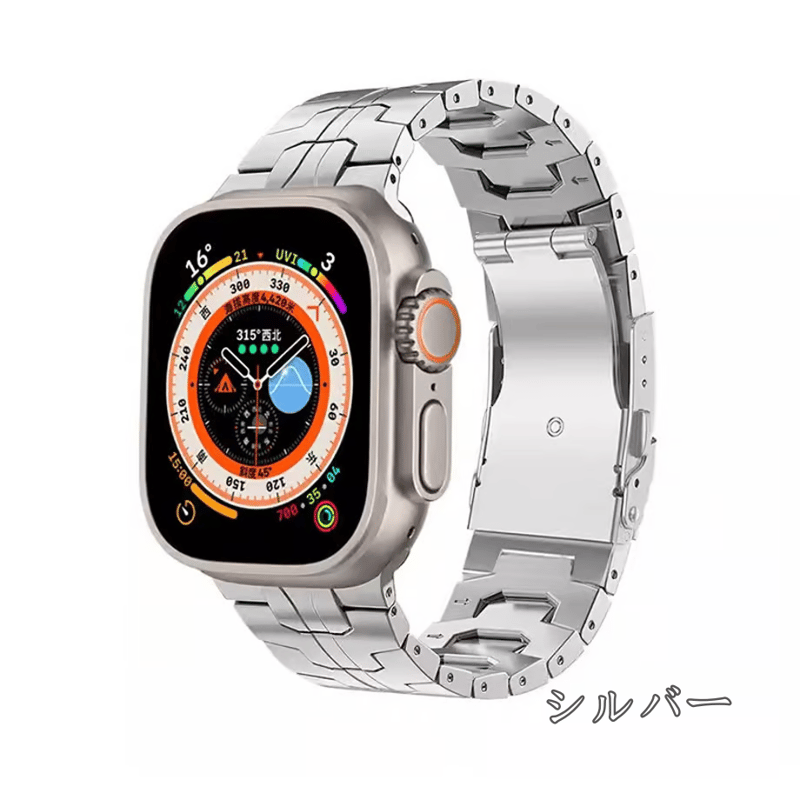 N500】アップル ウォッチ バンド メンズ apple watch チタン バンド