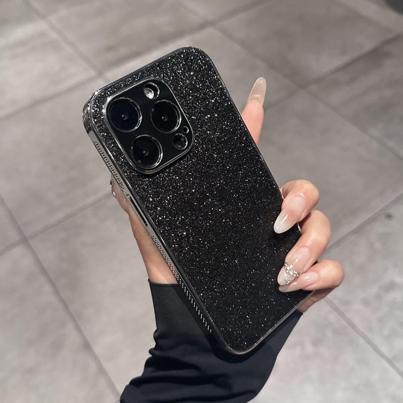 激安セール iPhone6ケース  キラキラ ブラック N608】iphone ケース キラキラ iphone ケース メタリック 大人可愛い |