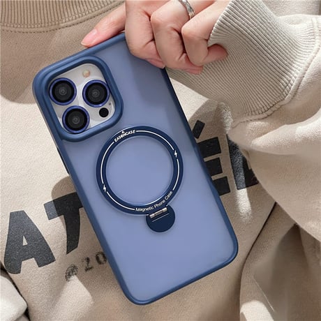 【N472】「カメラ保護リング付き」iphone16/16pro max ケース magsafe iphone15pro ケース スタンド