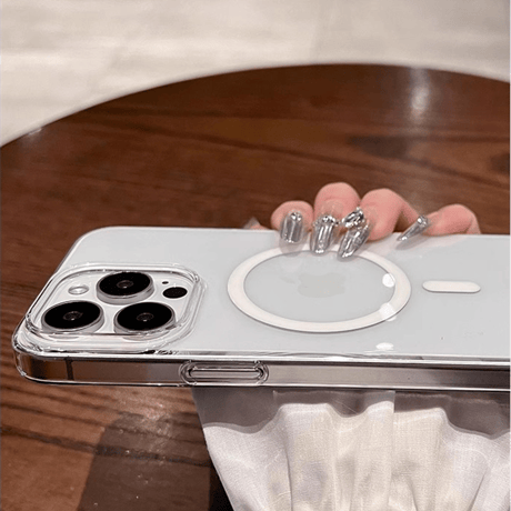 【N119】 iphone クリア ケース 黄 ば ま ない iphone ケース 透明 マグセーフ 高 品質