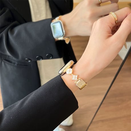 【N619】アップル ウォッチ バンド レザー apple watch バンド レディース おしゃれ