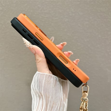 【N831】ラッピング 付き iphone17/17pro ケース 高級 ストラップ付き magsafe 対応 ケース スタンド