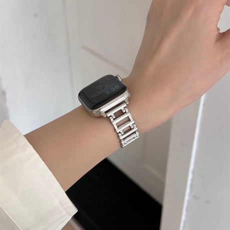 【N563】ステンレス apple watch バンド かわいい アップル ウォッチ ブレスレット