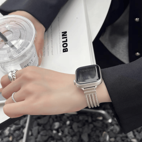 【N551】apple watch バンド かわいい ステンレス アップル ウォッチ バンド 女性 おしゃれ