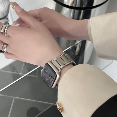 【N382】アップル ウォッチ バンド メンズ 女性 人気 apple watch バンド ビジネス ステンレス