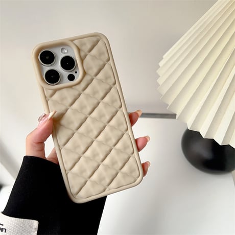 【N299】スマホケース かわいい iphone ケース 韓国 型押しラインiphone16 ケース オフホワイト iphone15/14ケース 保護