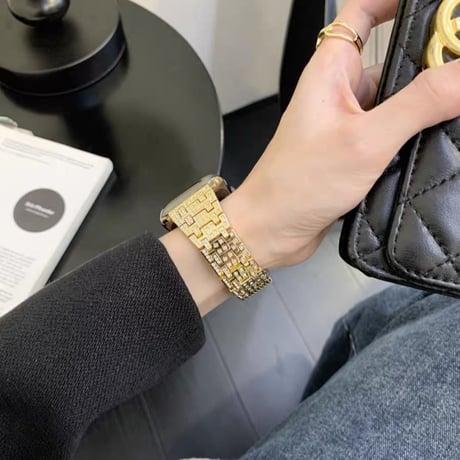 【N818】apple watch バンド キラキラ アップル ウォッチ 11/se3 バンド 女性 おしゃれ