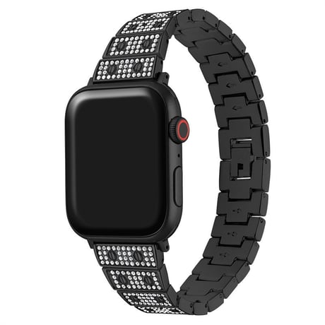 【N675】アップル ウォッチ バンド キラキラ ストーン apple watch バンド ケース「 apple watchケースプレゼント！」