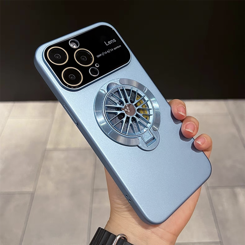N509】「カメラ保護フィルム一体型」iphone ケース スタンド 個性的