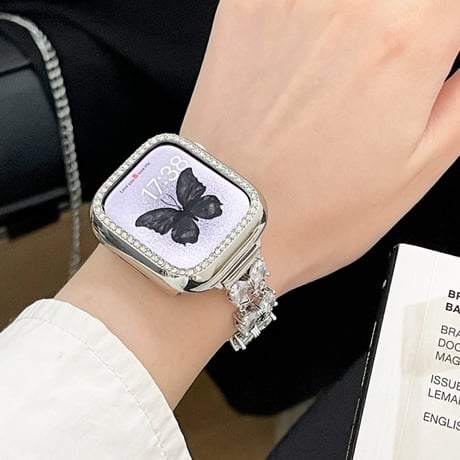 【N110】apple watch バンド 蒸れ ない アップル ウォッチ キラキラ バンド