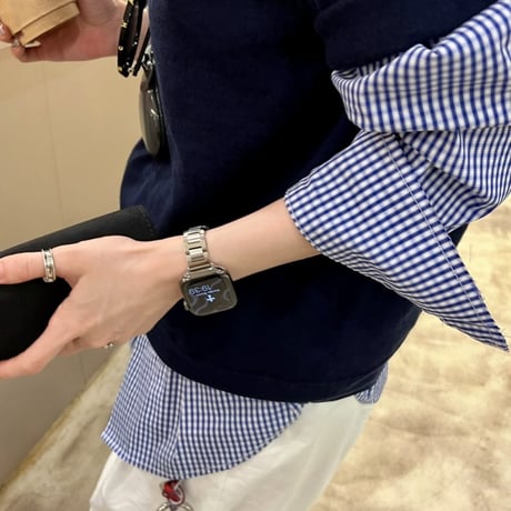 【N557】apple watch series 10 バンド ステンレス アップル ウォッチ バンド 女性 人気