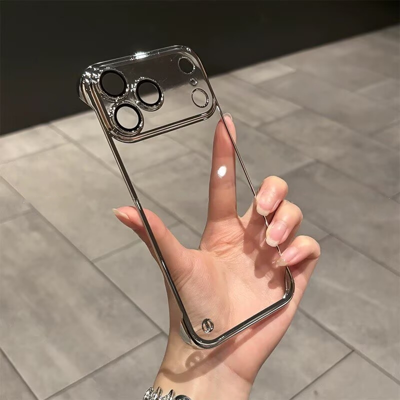 N306】フチなしiphone16ケース 極薄 iphone16pro ケース クリア