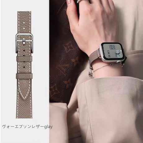 【N083】ラッピング付きapple watch series 10 SE 6 5 4 3 2 1 対応本革ベルト 38mm 40mm 41mmアップルウォッチバンド