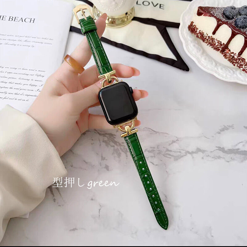 2661 美品　Apple Watch エルメス　ゴールド　レザーバンド 即決 ゴールド Apple watch HERMES エルメス シンプルトゥール レザー