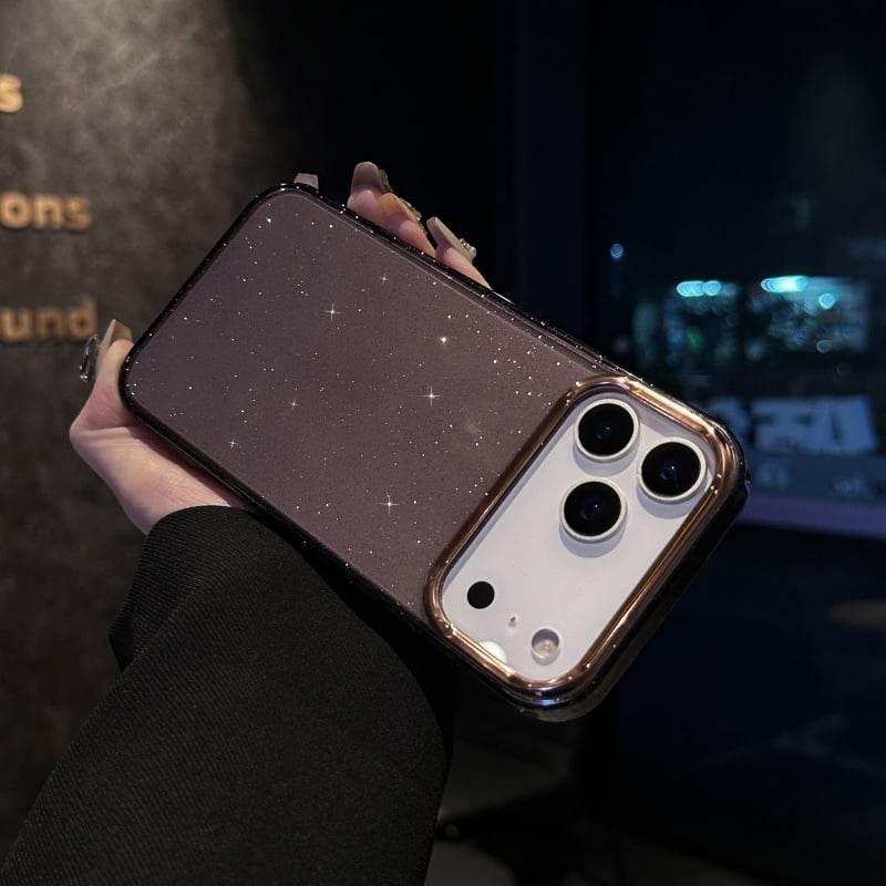 N491】iphone17/17proケース キラキラ iphone ケース 透明