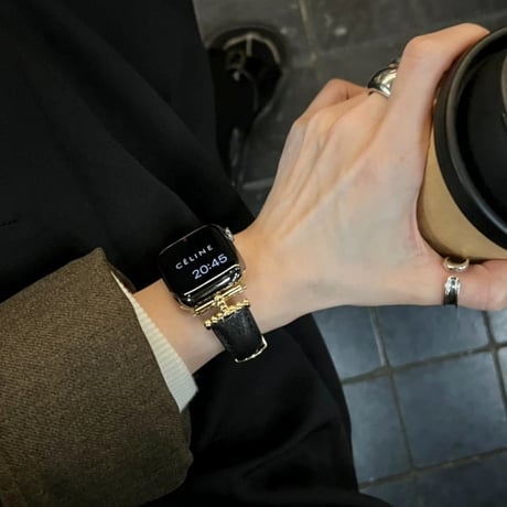 【N665】アップル ウォッチ バンド 女性 レザー apple watch 革 バンド おしゃれ