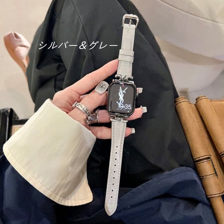 【N437】apple watch series 10 バンド 本革 アップル ウォッチ バンド かわいい 人気